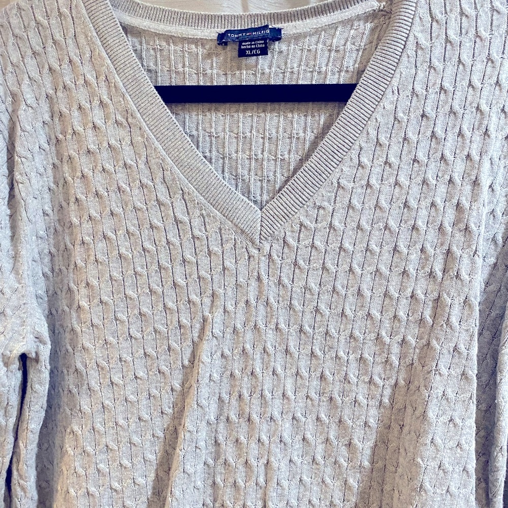 Tommy Hilfiger Grey Knit Sweater